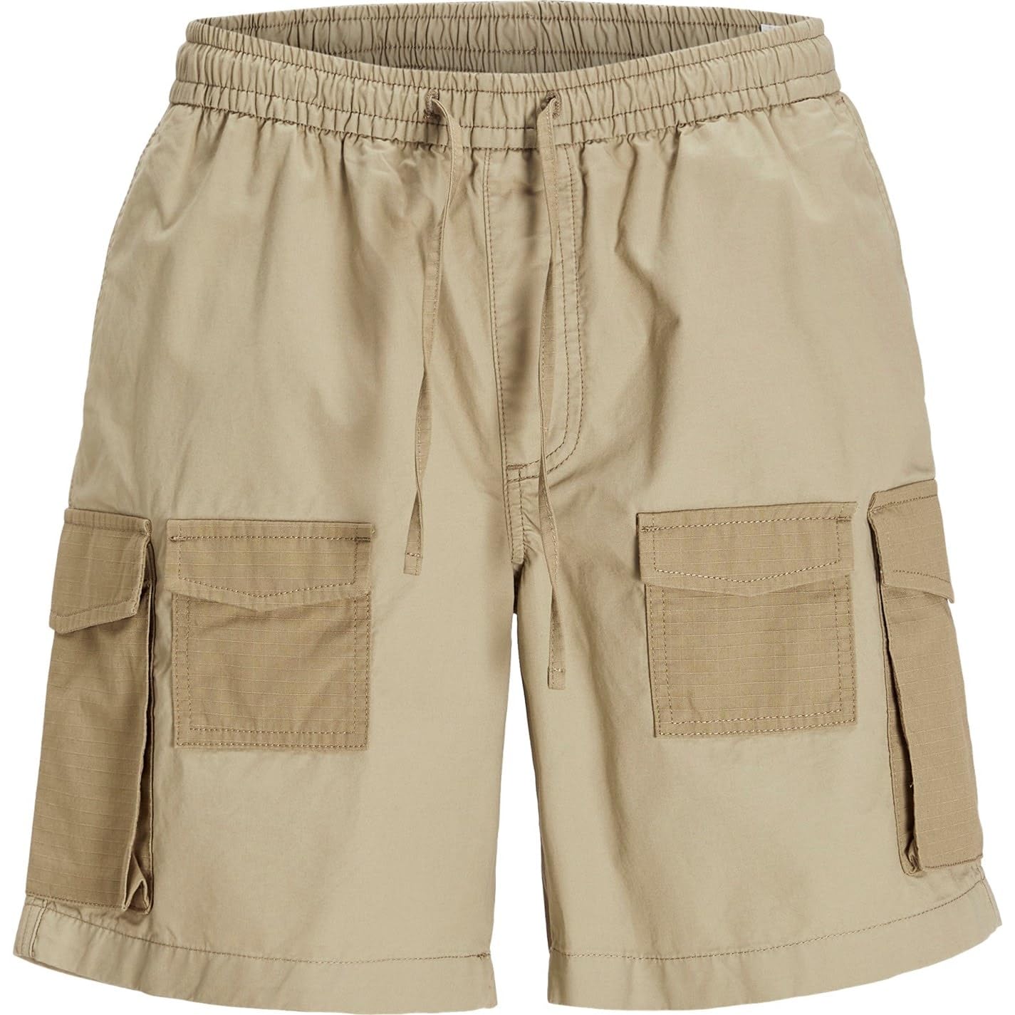Jack&Jones JPSTBILL JJALFIE Ripstop Cargo Shorts LN, Crockery, XL