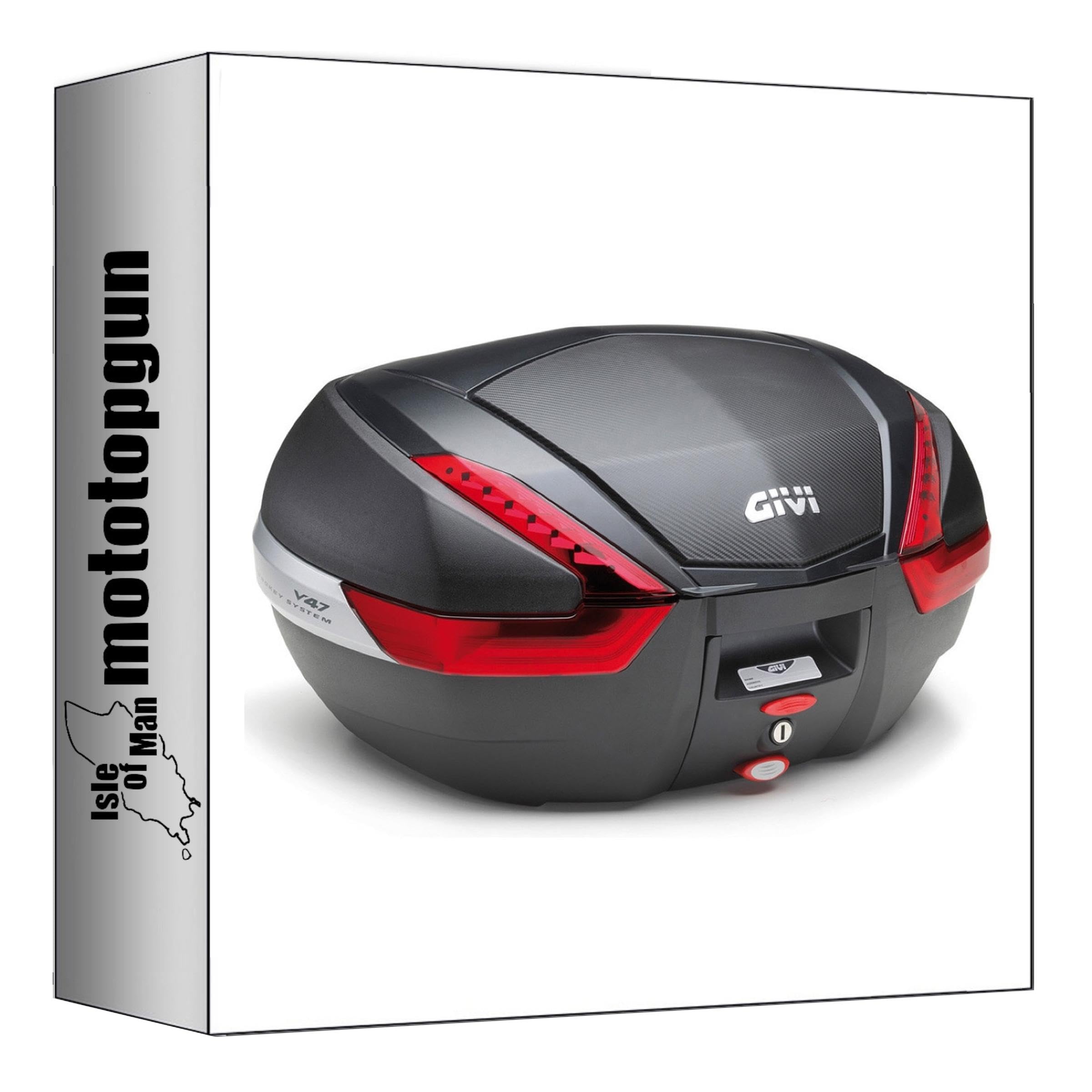 Givi Top Case Monokey 47L avec support de fixation pour moto KTM 1290 Super Adventure S