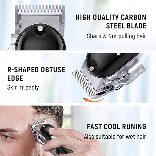 Miniatura 3 de Ufree Cortadora de pelo profesional + kit de recortadora de cabello y barba, juegos profesionales de cortapelos para hombres, mujeres y niños