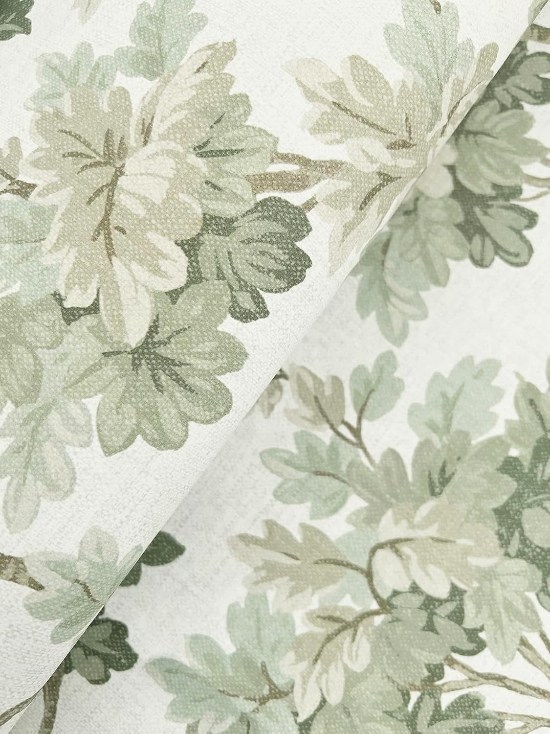 Oakcliff Sage Leaf Trail Wallpaper, AST6355