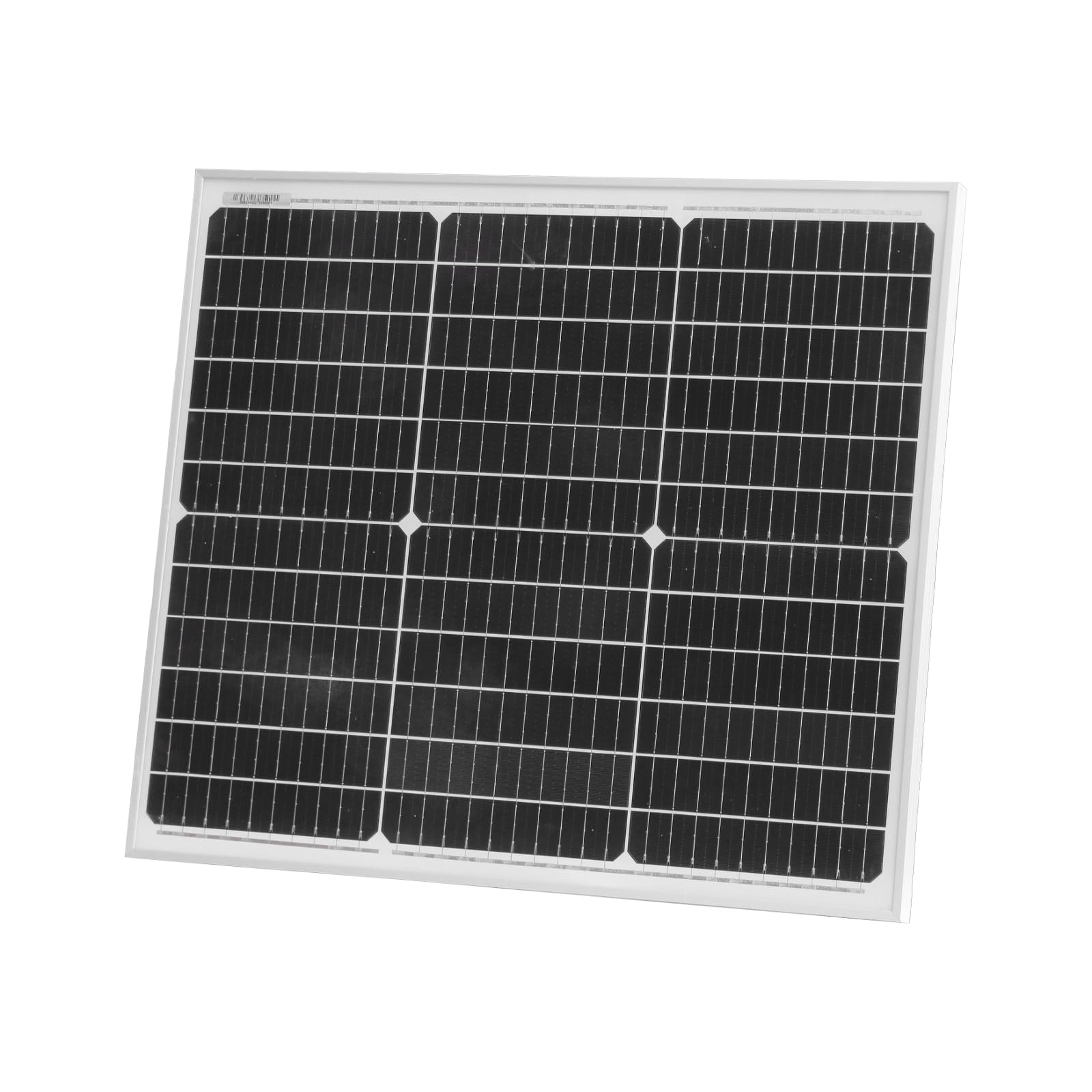 Photonic Universe Silver 50W 12V Monocrystalline Solar Panel With 90Cm Cable
