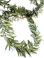 Vista 9 de Mini Wild Leaves Greenery Garland 6 Ft Length