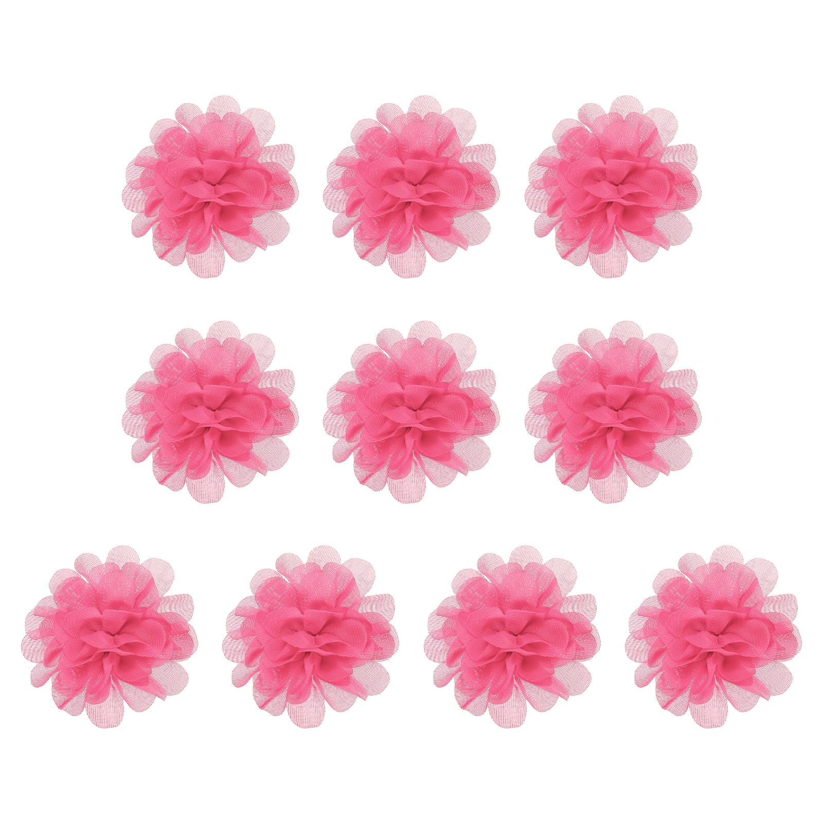 10 Fleurs En Tissu Strassées PATIKIL - Déco Créative Et Romantique !