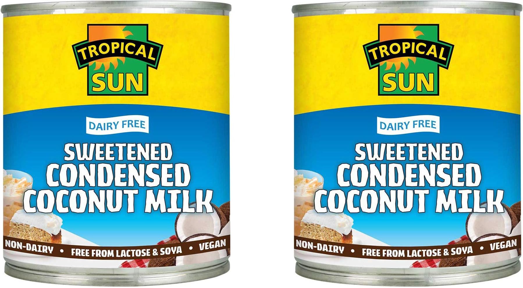 Tropical Sun Sweetened Condensed Coconut Milk 320ml (Pack of 2)