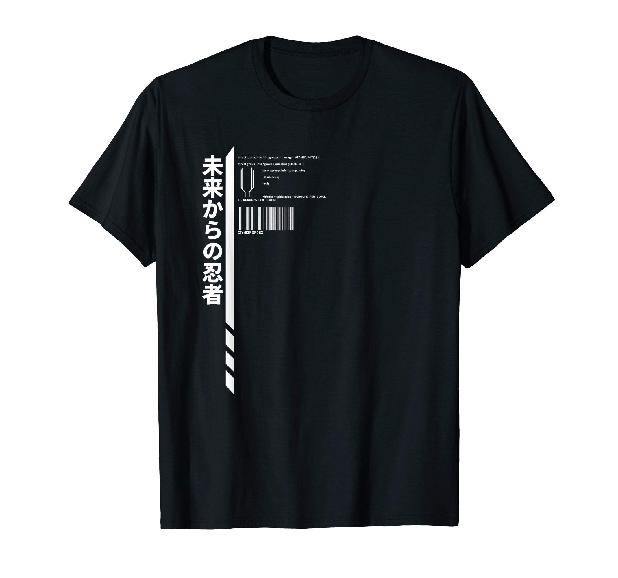 Techwear Goth Ninja Hidden Code T-Shirt