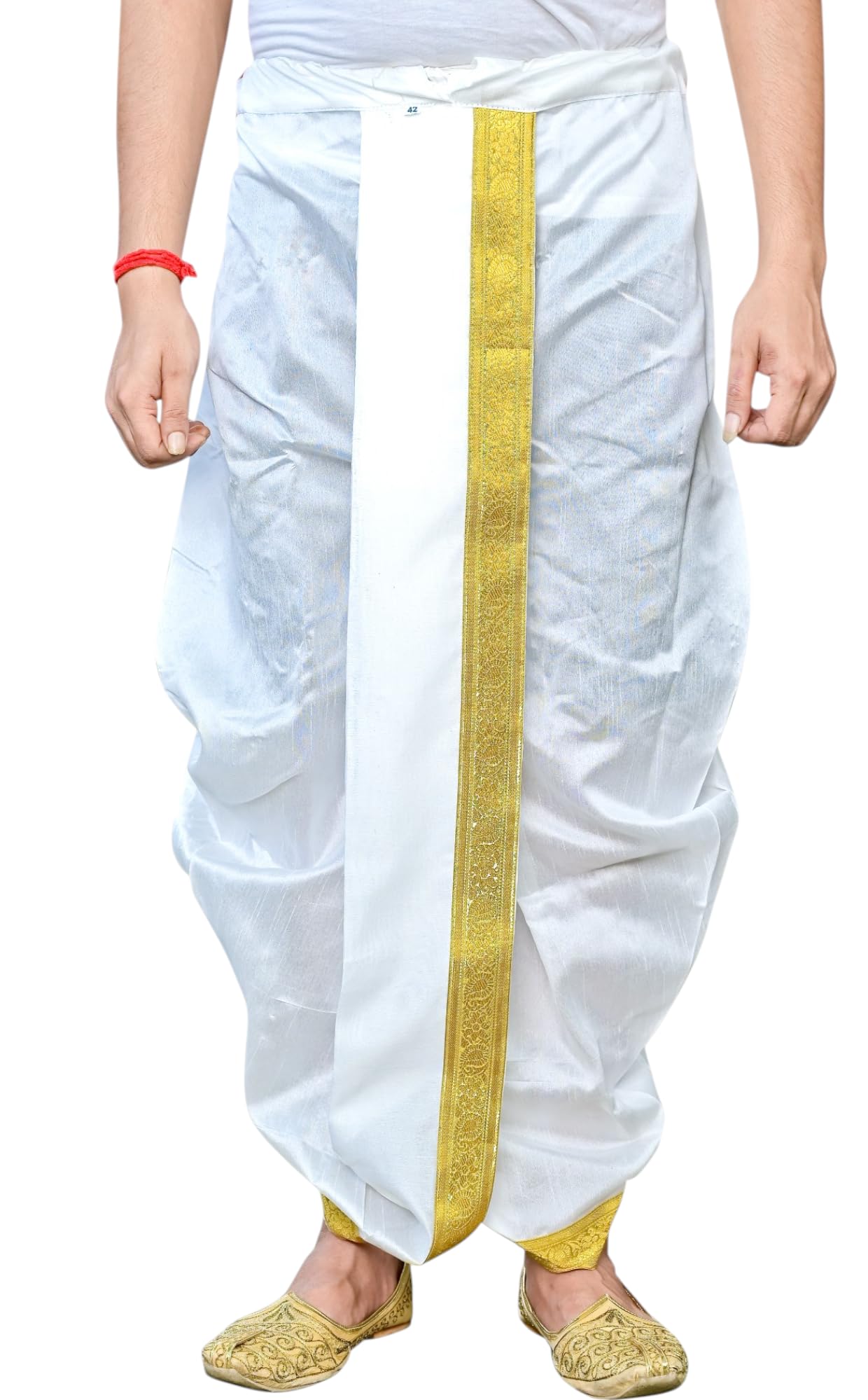 Men's Ready To Wear (Pant System) Marwadi Dhoti For Marriage, Pooja, Festival etc. (GC003)-image-25