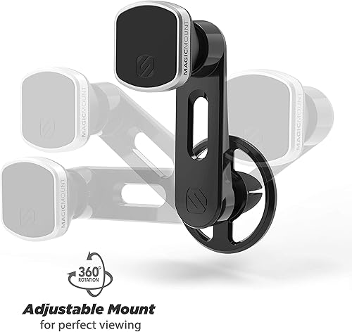 Miniatura 9 de Scosche MM2CDPDVSR-SP MagicMount Pro - Soporte universal 3 en 1 para ventilación, tablero, CD, GPS para vehículos, extraíble, imán de neodimio, negro