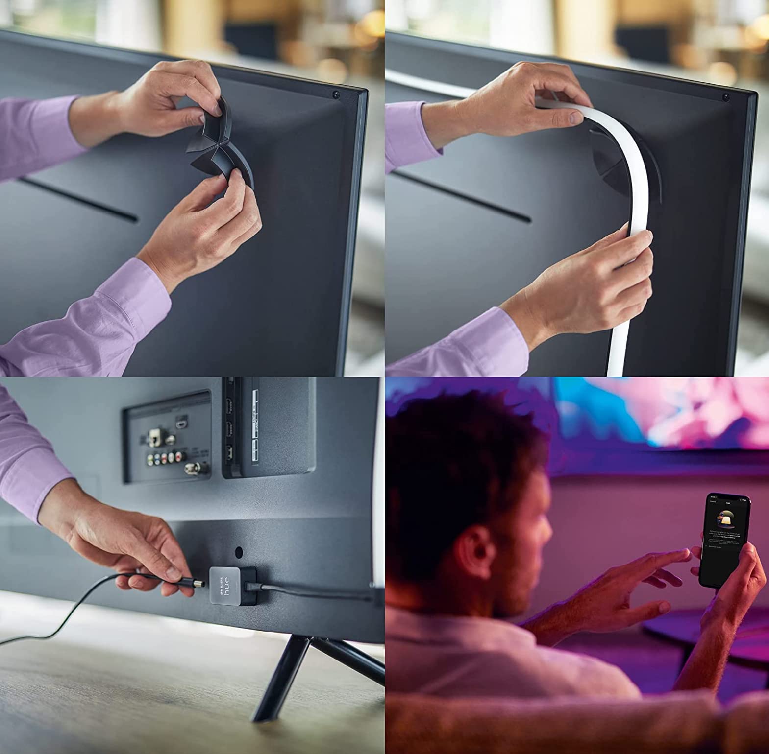 Amazon | 飞利浦 Philips Hue Play Gradient LED Lightstrip TV 75