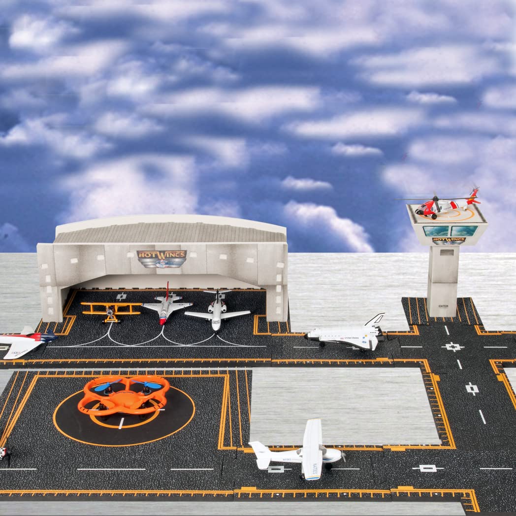 1/200 航空機専用　LED滑走路付き Amazon | Hot Wings B-1 ランサーボンバー 接続可能な滑走路付き