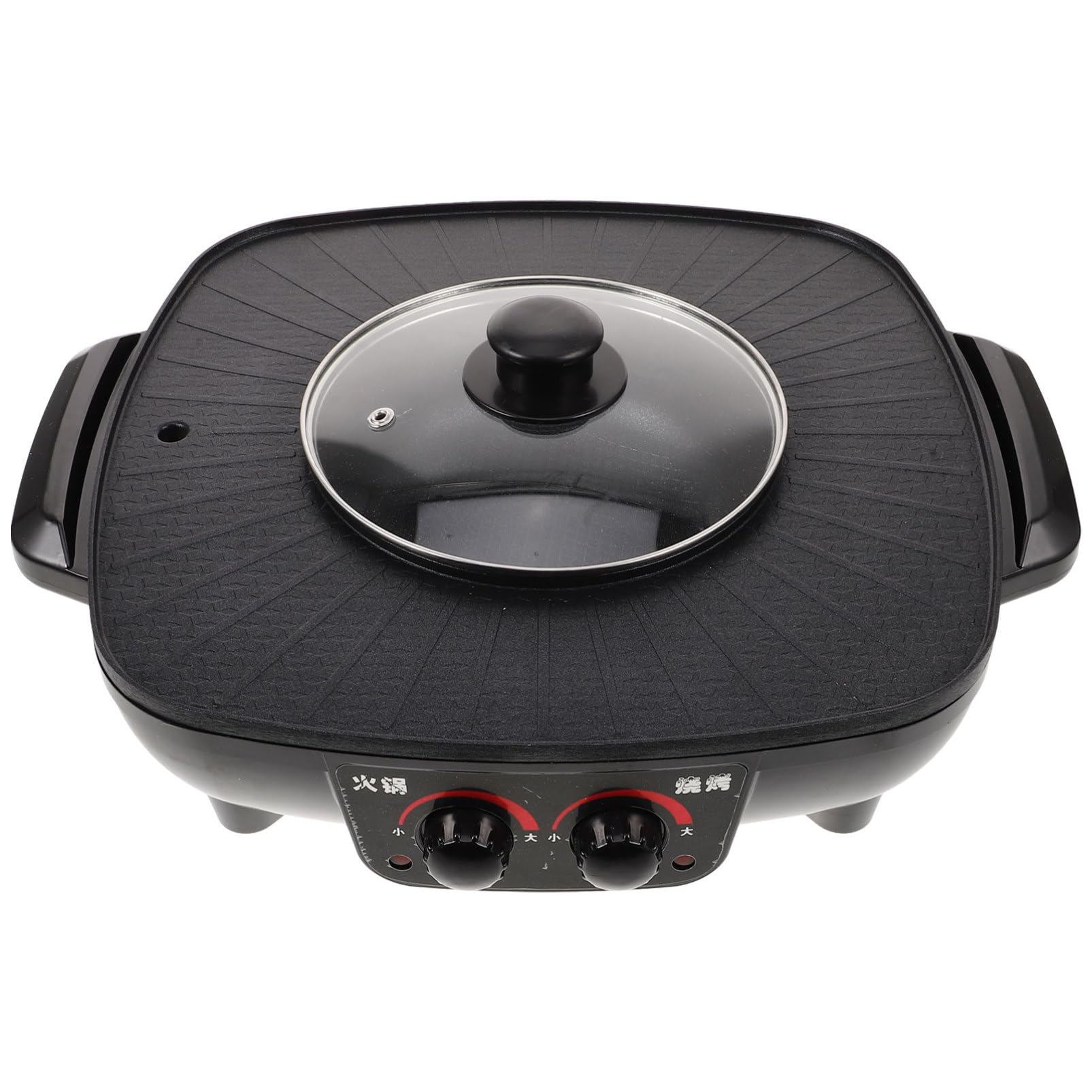 COLLBATH Hot Pot Cookware Electric Grill Non-stick Surface Smokeless and Easy to Clean