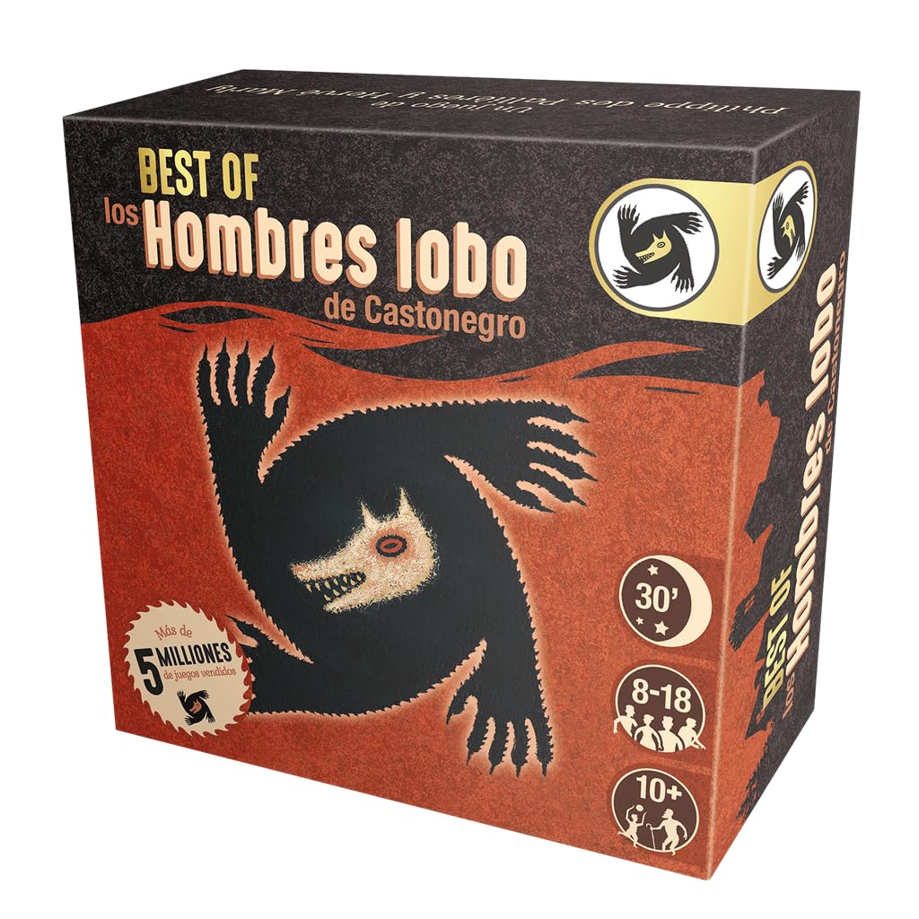 Asmodee - The Werewolves of Millers Hollow Best of Spanish (LOB06ES), Assorted Colour/Model