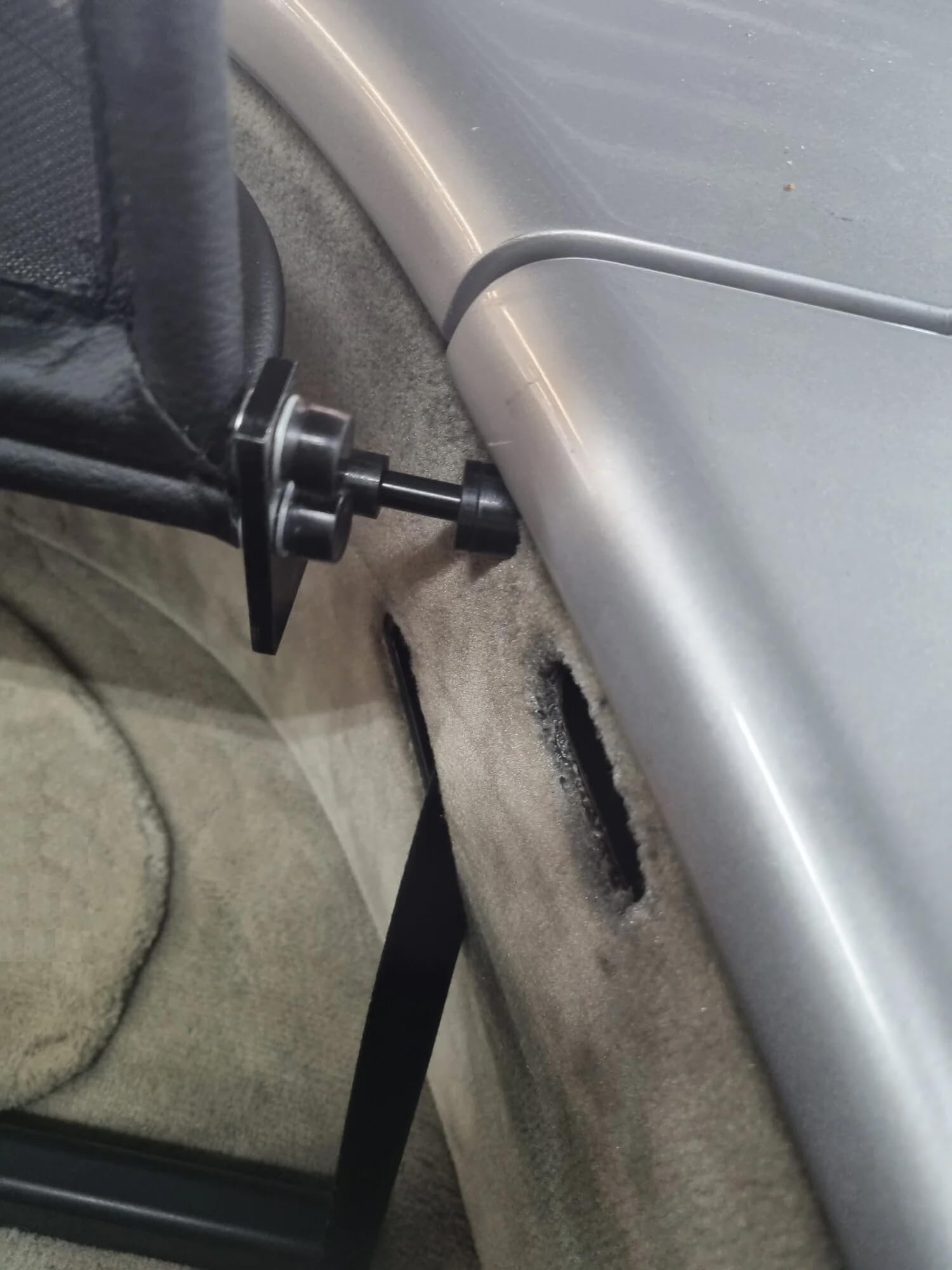Déflecteur de vent noir pour Alfa Romeo Spider 1995-2005 | Filet Anti-Remous Coupe | Déflecteur d'air