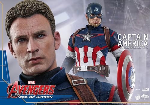 Miniatura 3 de Hot Toys Marvel: Avengers Age of Ultron - Figura coleccionable de Capitán América escala 1/6 MMS 281