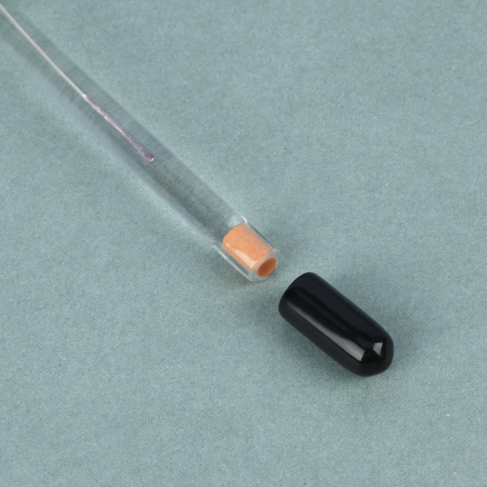 stonylab Elettrodo di Riferimento al Cloruro D'argento Saturo, 6x100 mm Ag/AgCl Riferimento Saturo Elettrodo Neutro da Laboratorio per Analisi Elettrochimica