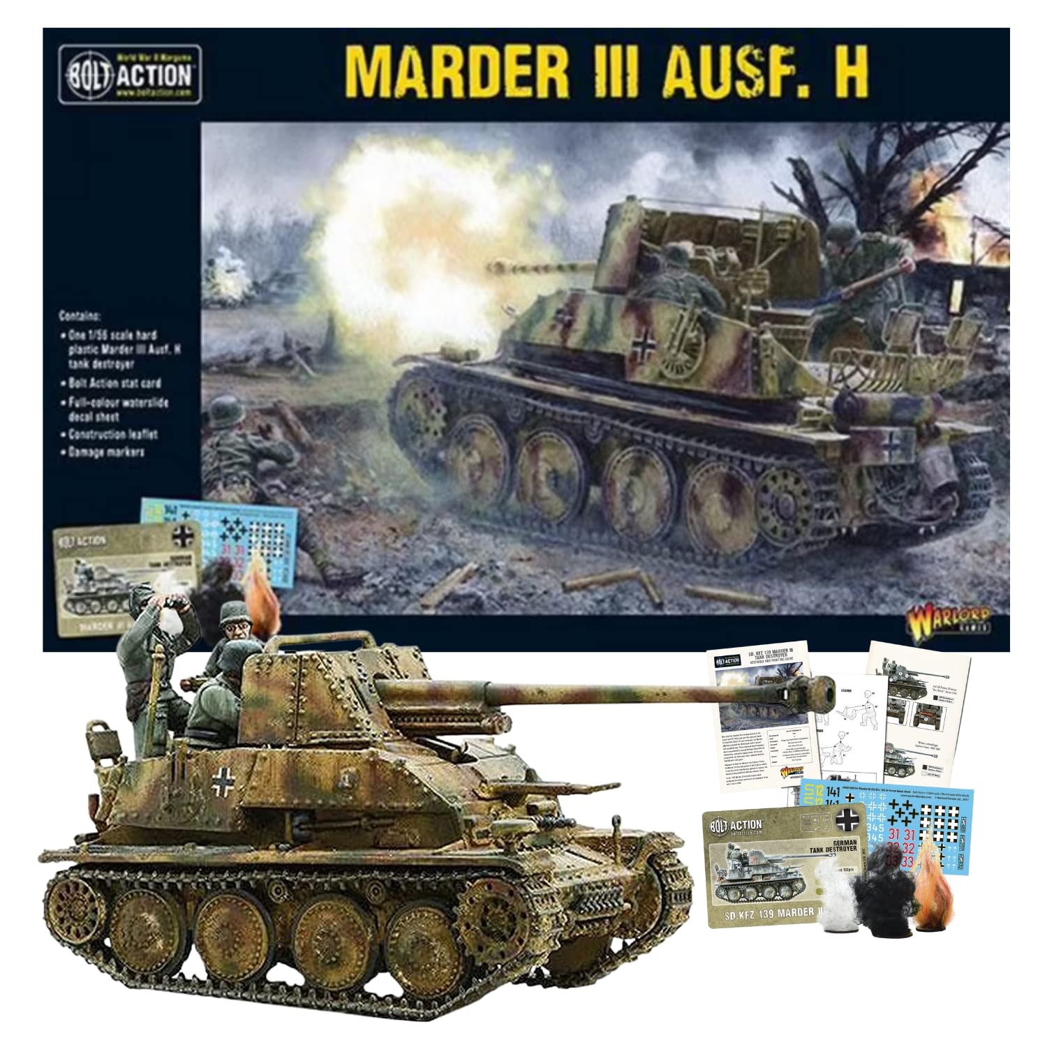 Buy Bolt Action Miniatures Warlord Games Mader III Ausf. H German