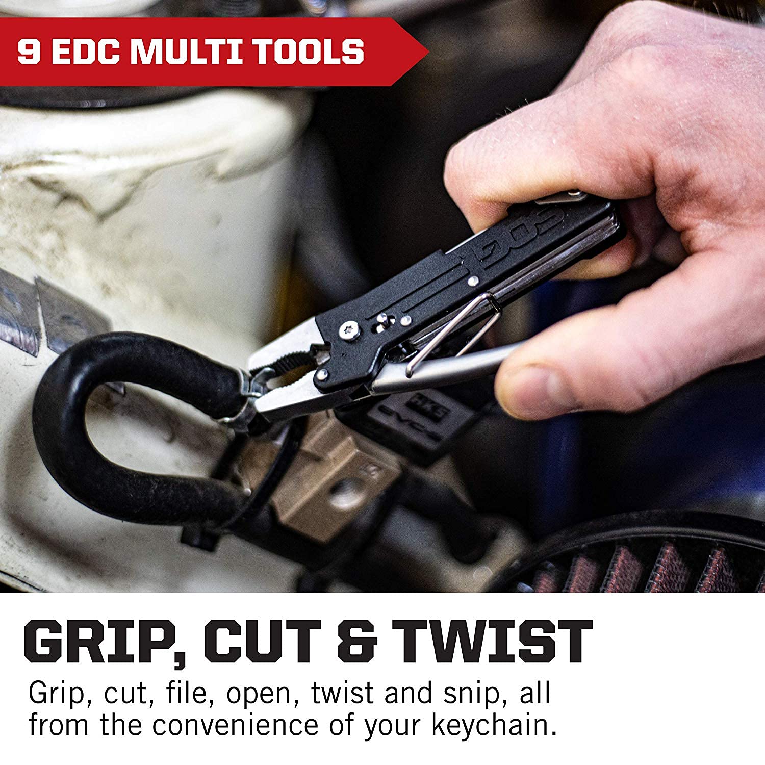 SOG Unisex-Adult SOG Multitool Bottle Opener Keychain Knife 