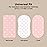 2-Pack Organic Bassinet Sheets for Girls, Boys - 100% Cotton Bassinet Mattress Sheets Compatible with Halo Bassinest Swivel Sleeper, Graco,Baby Delight,Chicco,Unisex Fitted Bassinet Sheets (Dreamland)