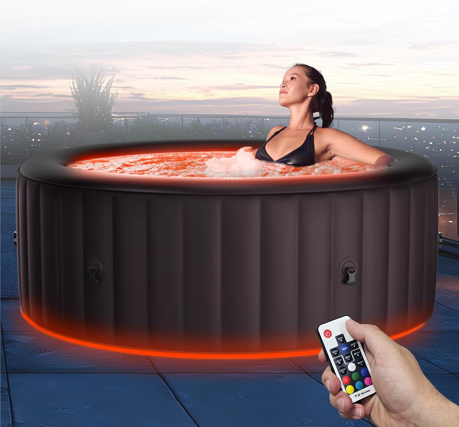 Miweba MSpa Bergen spa gonflable 6 places UV-C écran LED