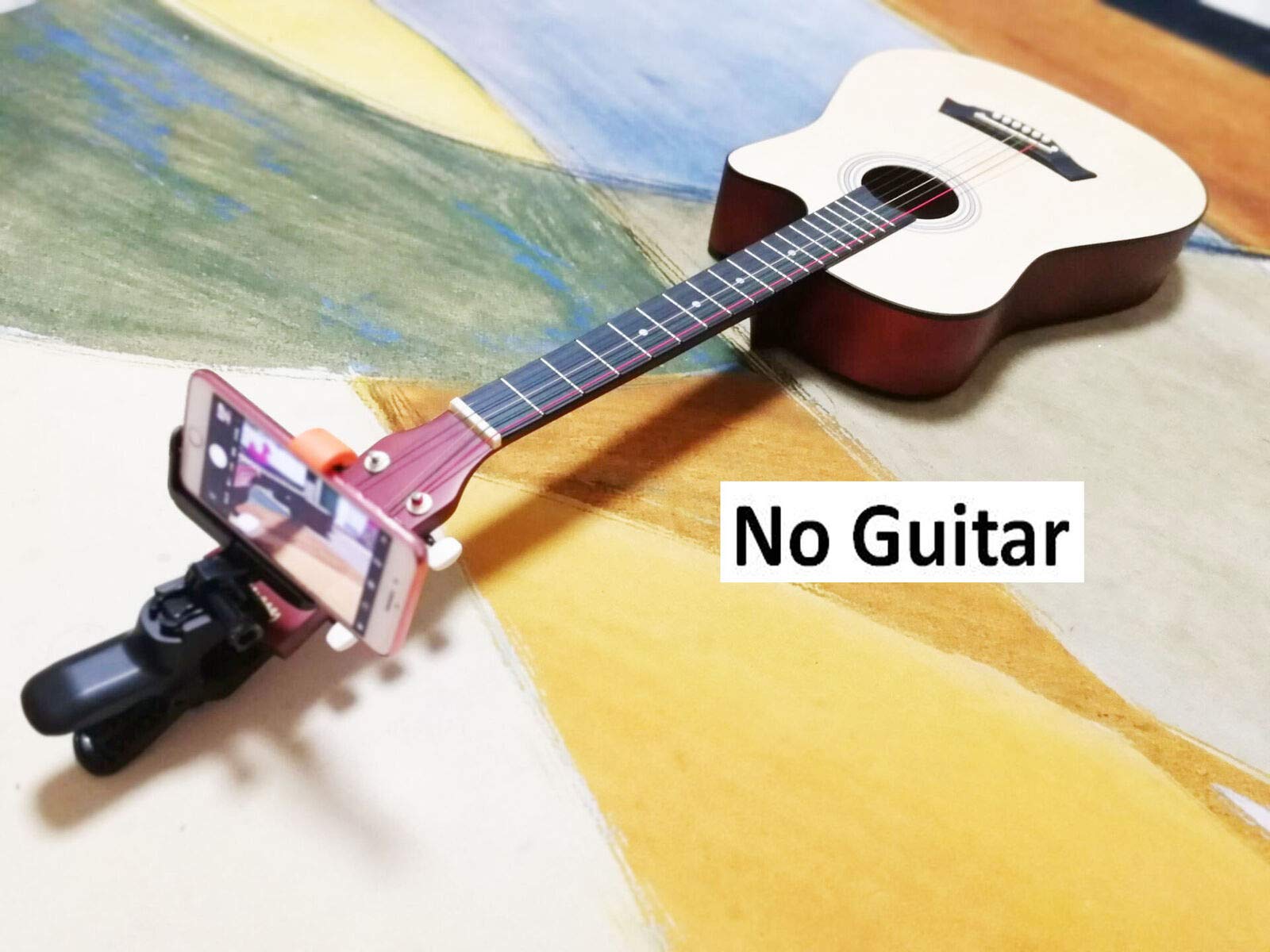 Supporto Per Chitarra Con Morsetto – Regolabile A 360° Per GoPro, Smartphone E Videocamere