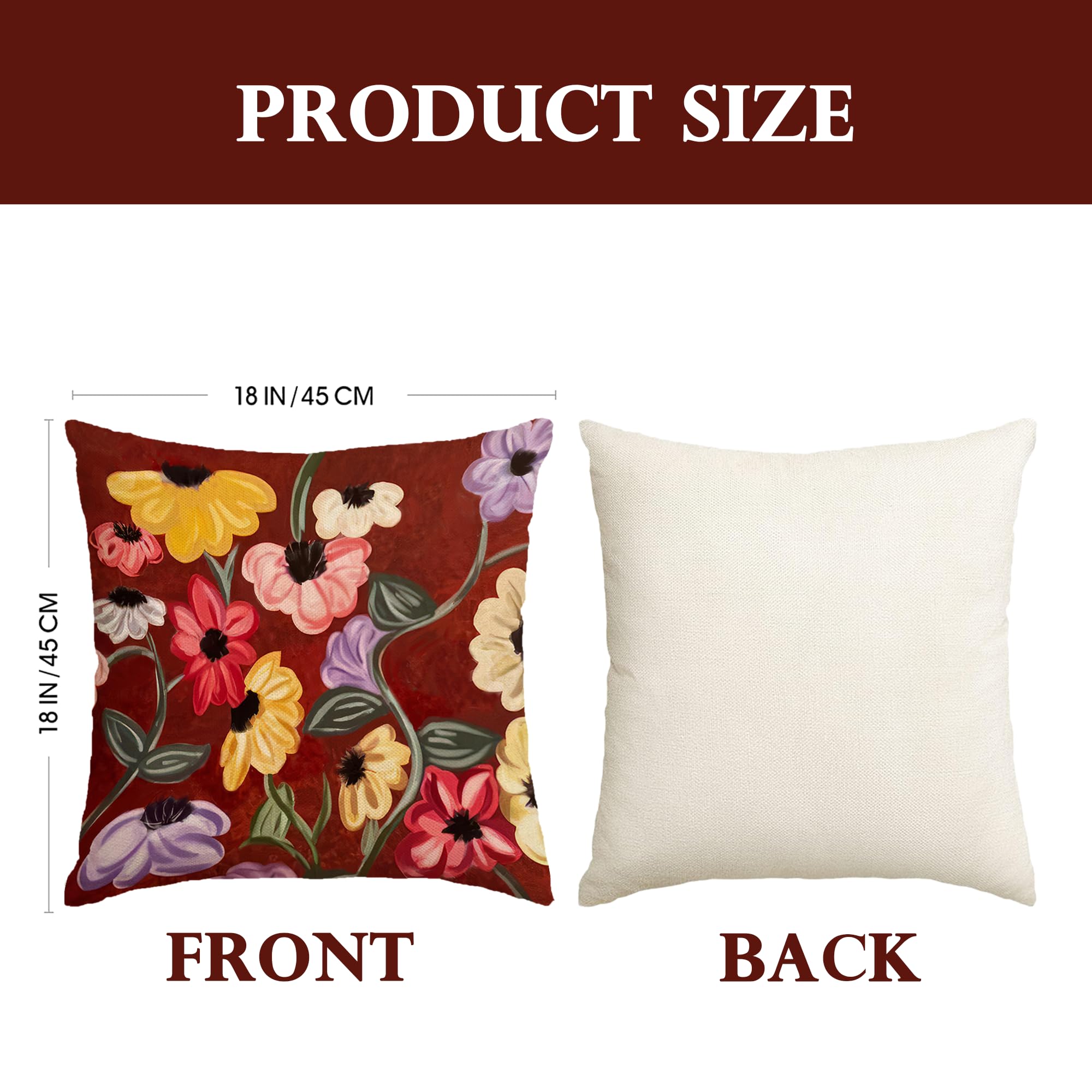 Bzelkry Taylor Inspired Pillow Cover, Surprise Song Piano Floral Inspired Throw Pillow Covers, Fans Merch Birthday Gifts 18x18 Inches