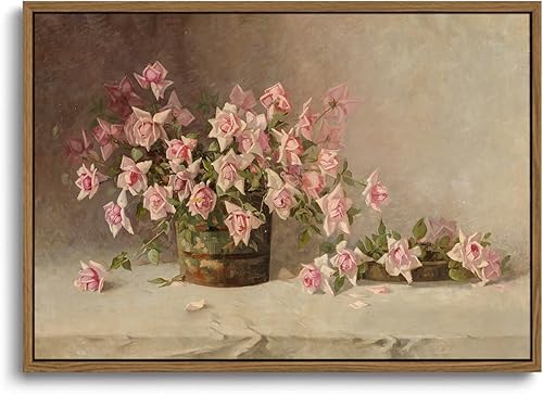 Miniatura 96 de KISSFOX Arte de Pared en Lienzo Vintage del Canal de Venecia Arte Impresionista Retro Neutral Paisaje Urbano de Italia Paisaje Arte de Pared