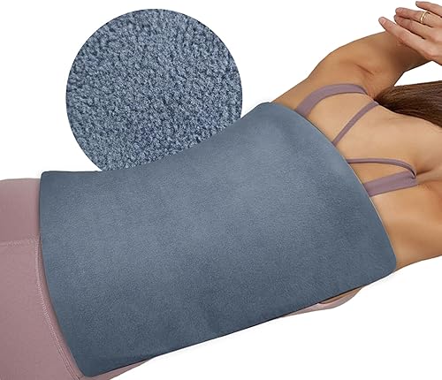 RAINBOW Almohadilla térmica para microondas para aliviar el dolor de espalda, terapia de calor húmedo para rigidez muscular, lesiones, calambres