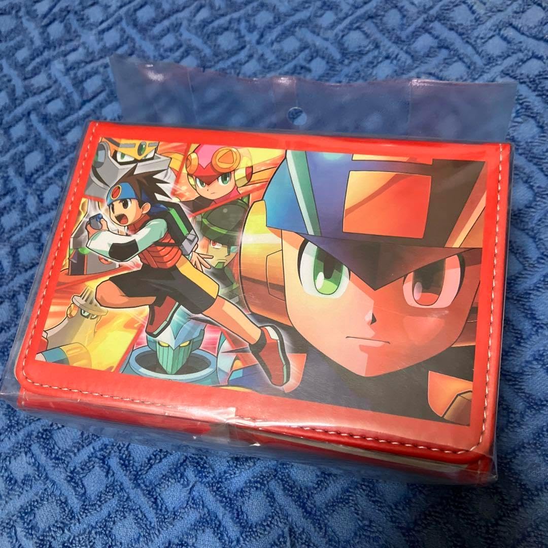 合皮製デッキケースW ロックマン ロックマン エグゼ4 合皮製デッキケースW