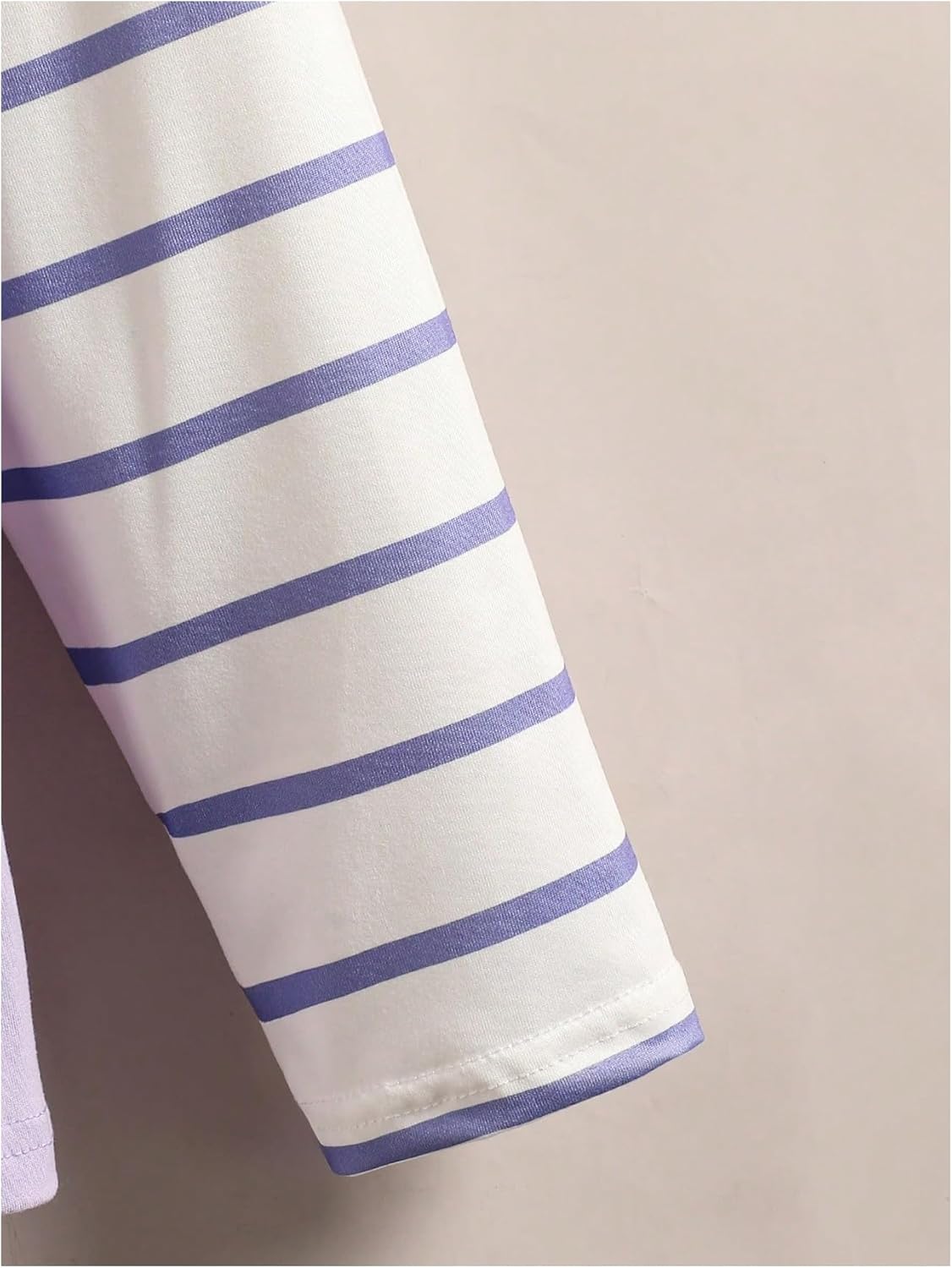 Girl's Heart Graphic Tees Striped Long Sleeve 2 in 1 T Shirts Crew Neck Cute Tee Tops - Image 3