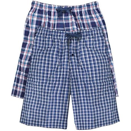 Get Down-to-Earth Restful Sleep with Super-Comfy Hanes Woven Pajama Shorts (Pack of 2)