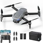 Ameta Drone avec caméra 4K Professionnel avec GPS, S50 Lite FPV Drone pour enfants et adultes avec retour automatique/ 50-Min Temps de vol/Suivez-moi/Mode intelligent/Contrôle de la géométrie/ 1640 ft Gamme, Sous 249g