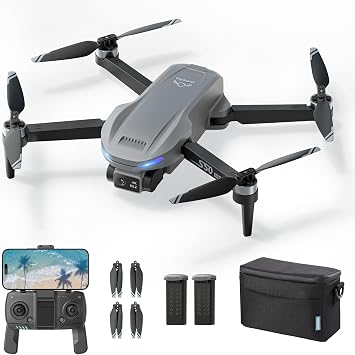 Ameta S50 Lite GPS Drone with Camera for Adults 4K UHD,Gift for Beginners | GPS Positioning,50 Min Flight,IMX258 Sensor,FPV-capable,Brushless Motor,Follow Me,Circle Fly,Auto Return,Find Your Drone
