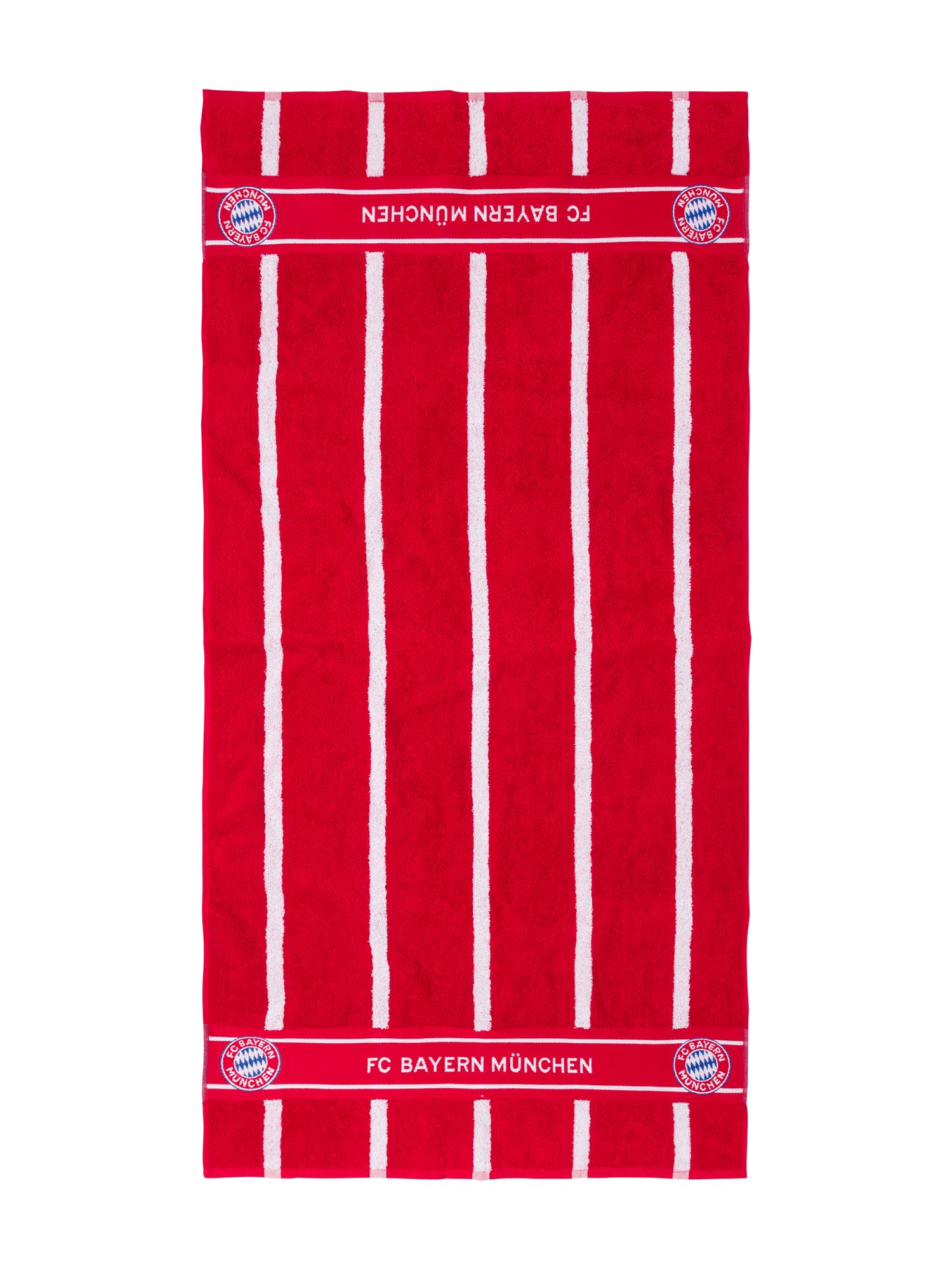 FC Bayern München Handtuch I Duschtuch I Badetuch I Rot-Weiß I 70x140 cm