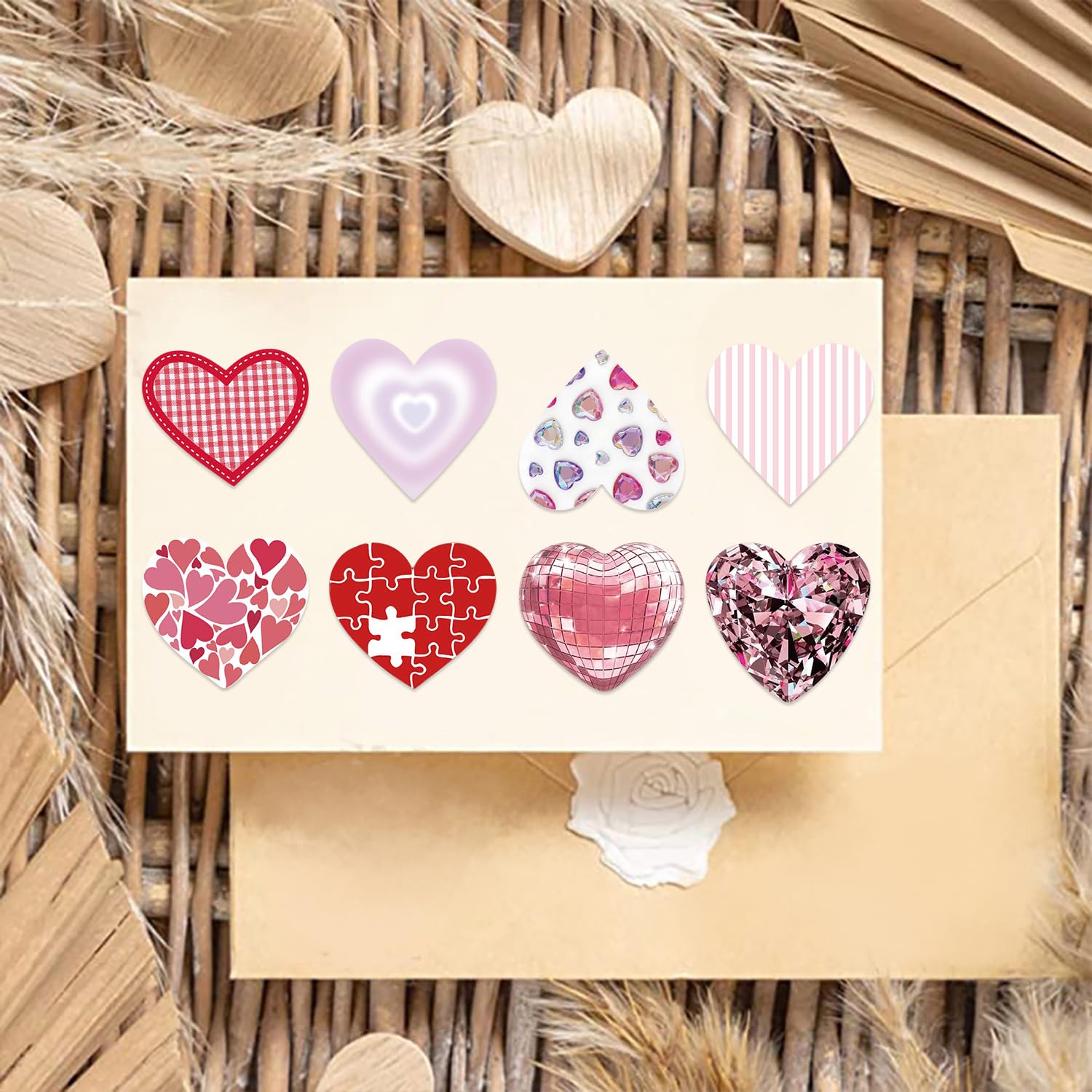 50 Pcs Pink Love Stickers for Kids Teens Adults Boys Girls Gift,Stickers Pack for Laptop,Skateboard,Luggage,Car,Bike - Image 4