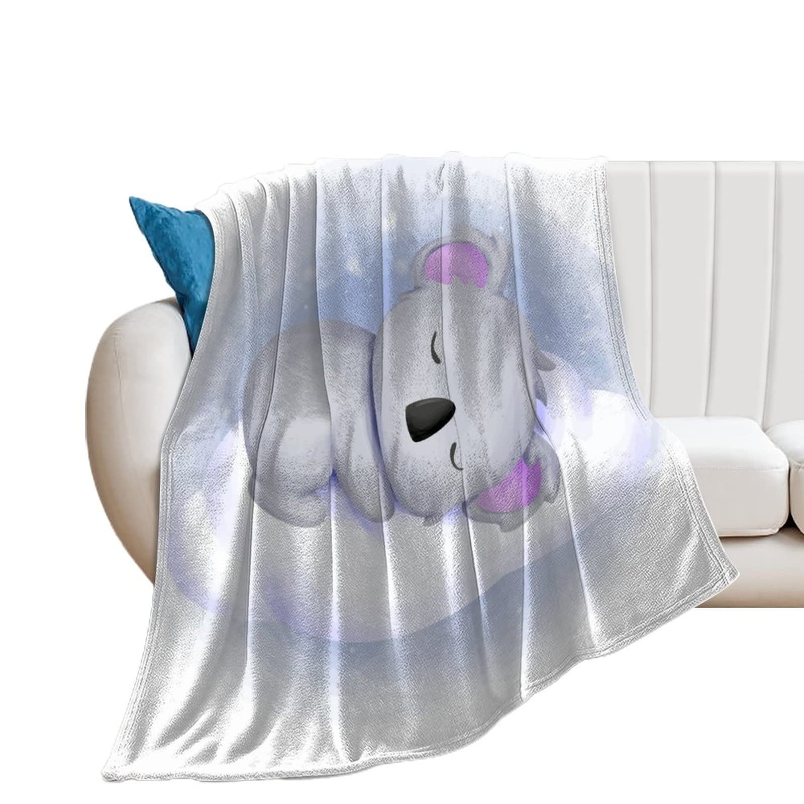 Couverture Polaire Flanelle Koala Plaid Lit Canapé Doux Enfant Adulte