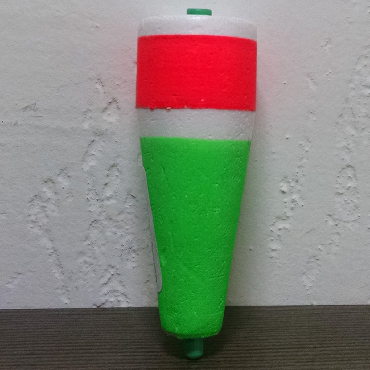 Comal Rat-L-Pop 3 inch Red/Green Weighted Rattle Floats - 67GX-3