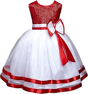 white red frock