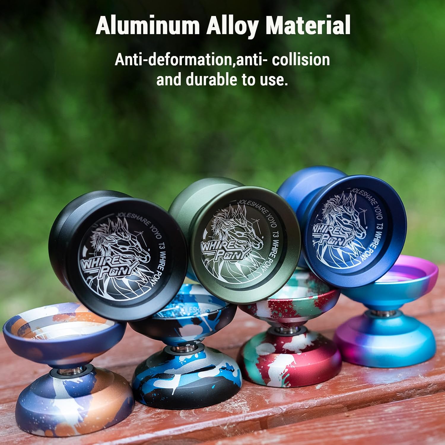 Lixada Yoyo Ball Aluminum Alloy with Responsive and Unresponsive Bearings+Yoyo String+Glove, Yo-yo Ball Set Professional Portable Durable for Beginner Competition