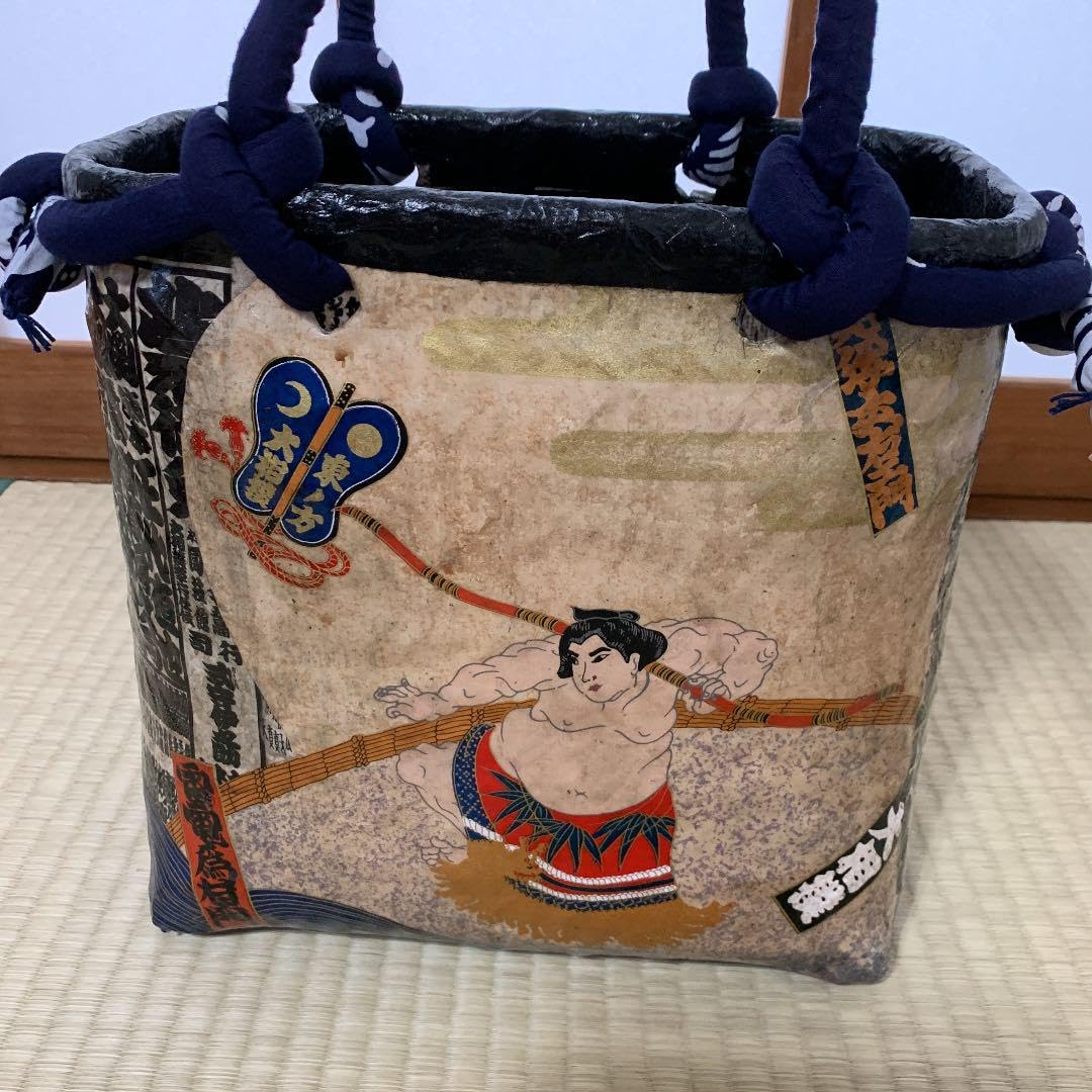 相撲番付一閑張りバック 一閑張りバック『相撲番付』 | From-Miyazaki