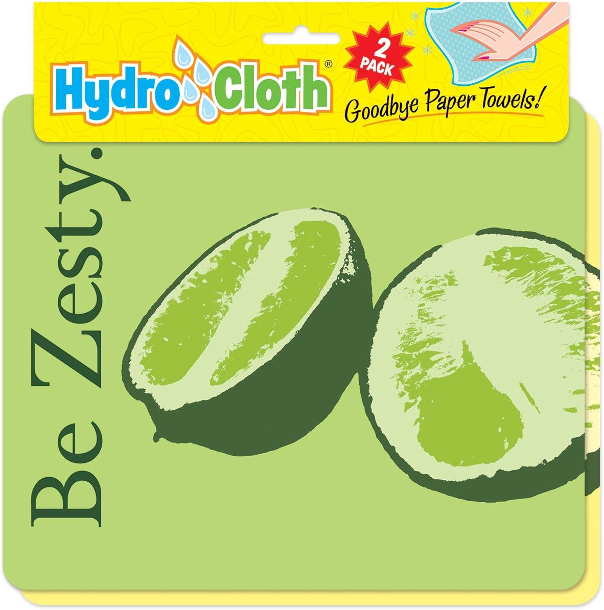 "Be Zesty" Hydro Cloths Ecofriendly Sponge Cloths