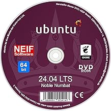 Linux Ubuntu 24.04 "Noble Numbat" LTS auf DVD (64 Bit)
