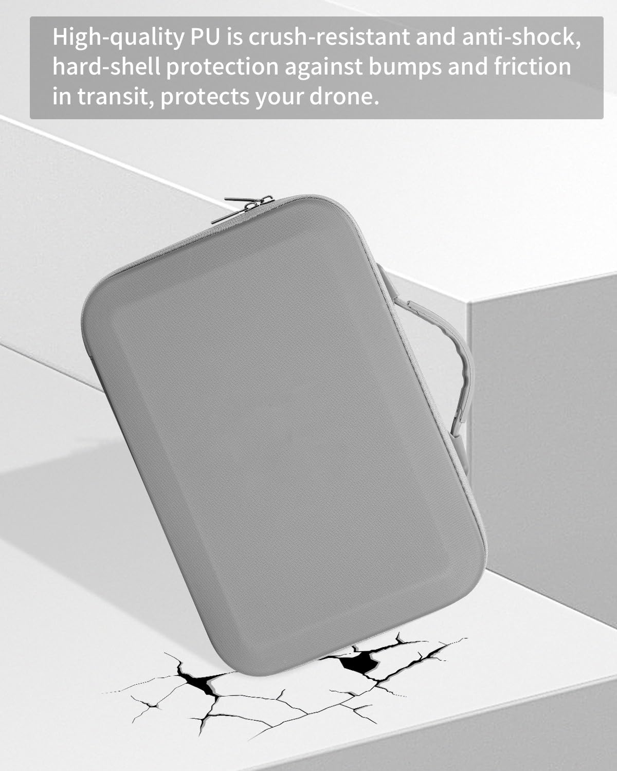 Bolsa para dji Neo Drone, Estuche Funda de Transporte, Bolsa de Almacenamiento Rígido Protectora para dji Neo Drone, Controlador y Accesorios，Gris