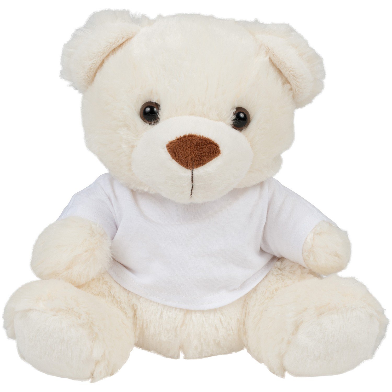 Mumbles Childrens/Kids Plush Teddy Bear In A T-Shirt (M) (Cream)