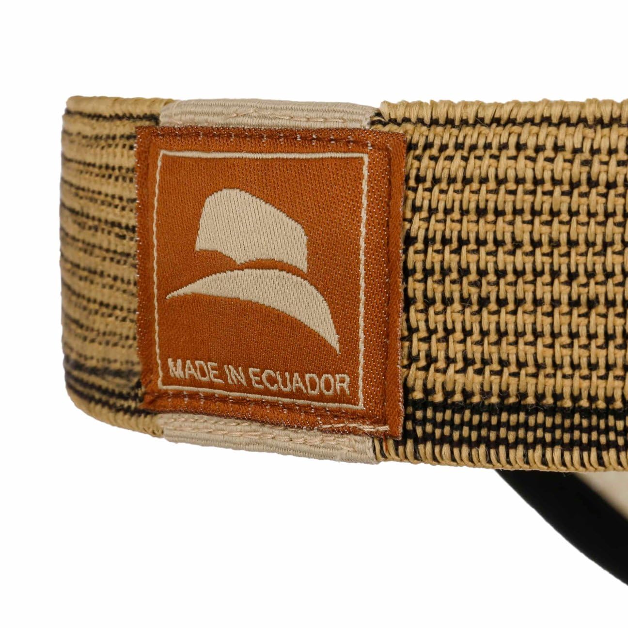 LIERYS Strandvisor Panama Damen Herren Cap Handverarbeitet Packable Made in Ecuador Flauschiges Stretchband Visor Frühjahr Sommer