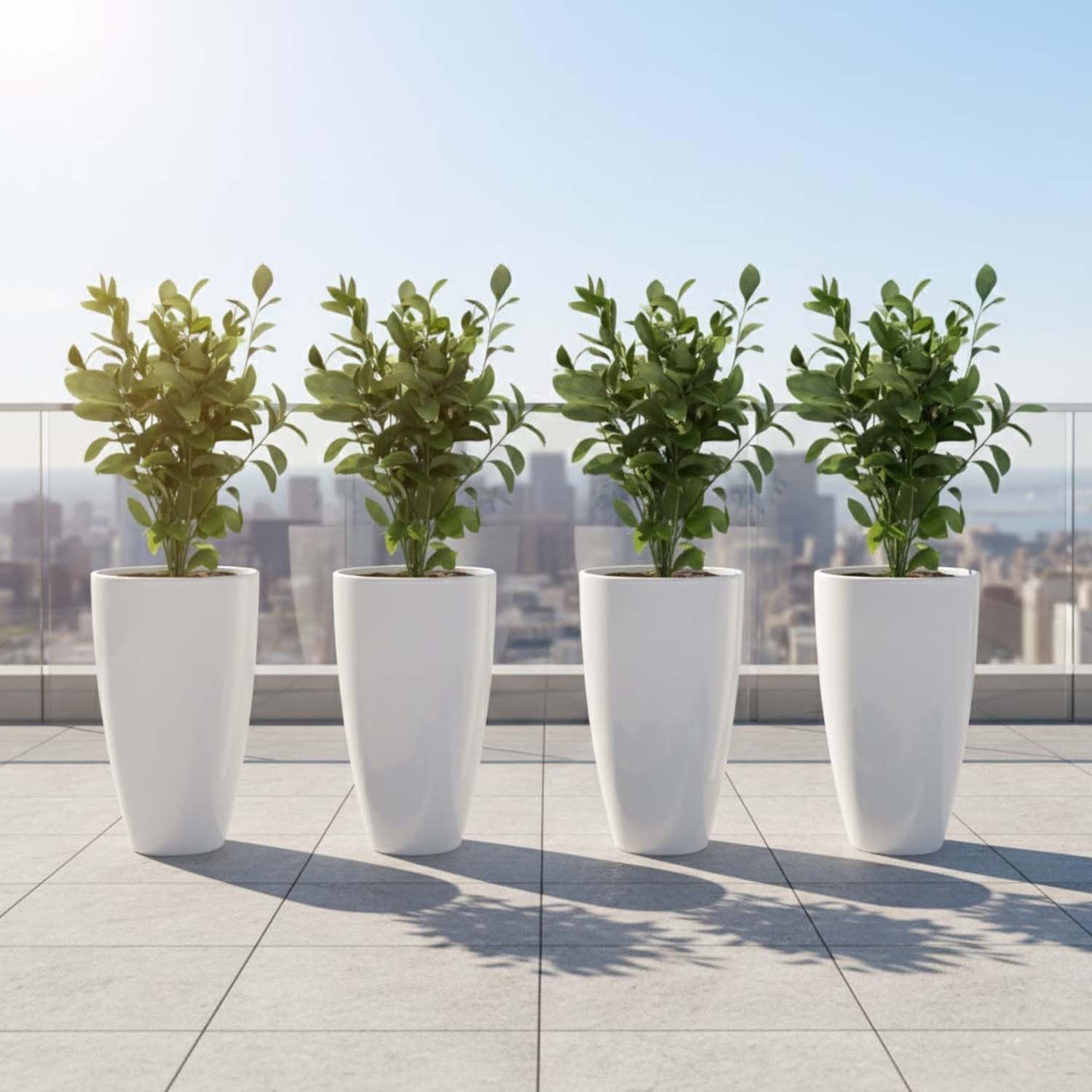Go Hooked Tower Pots - 4 Pack, Indoor Outdoor Planters -13 Go Hooked Tower Pots - 4 Pack, Indoor Outdoor Planters -13
