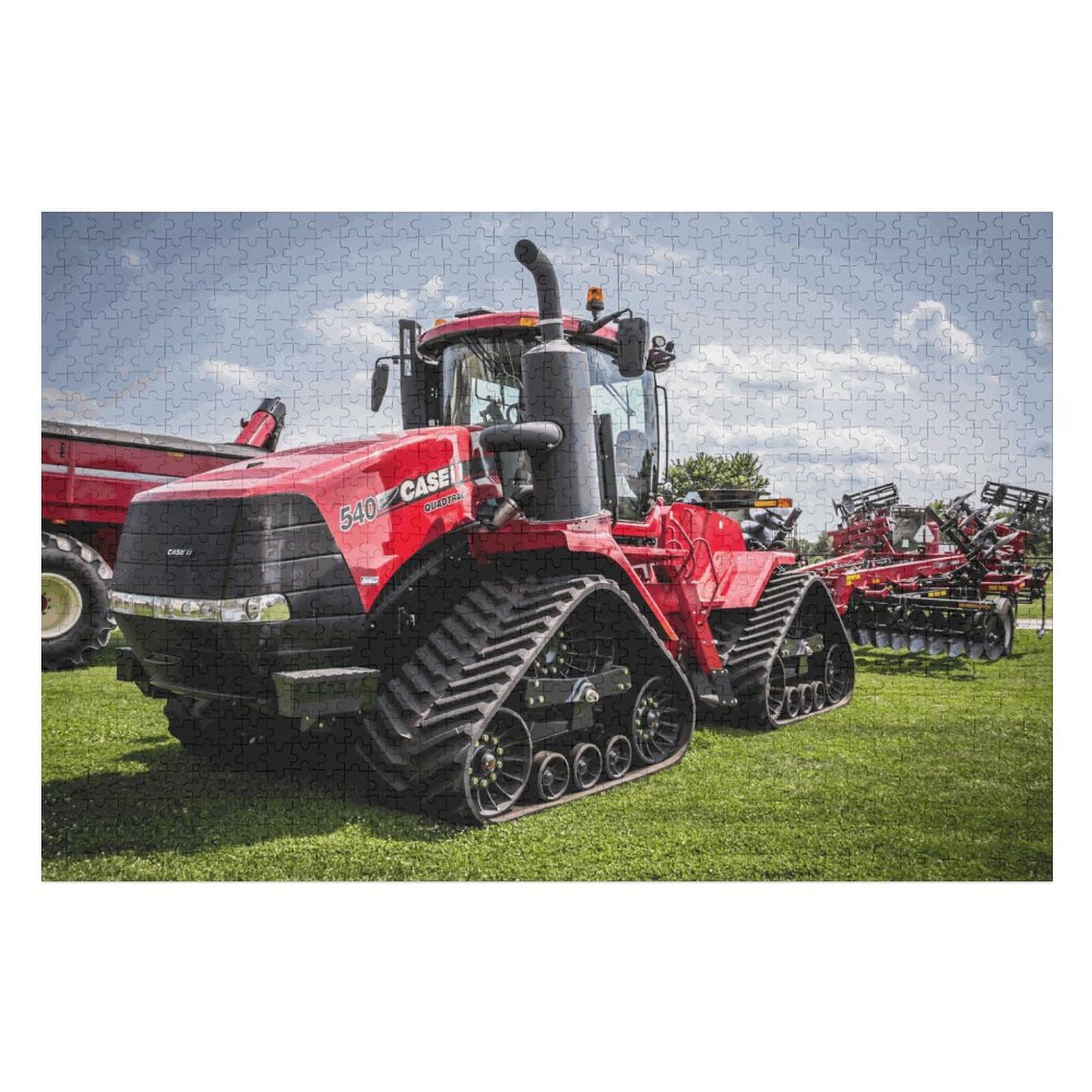 Traktor Holzpuzzle 1000 Teile, Knobelspiele Für Erwachsene, Teenager, Puzzles Unmögliche - Kinder Puzzle Zimmer Deko （75×50cm）