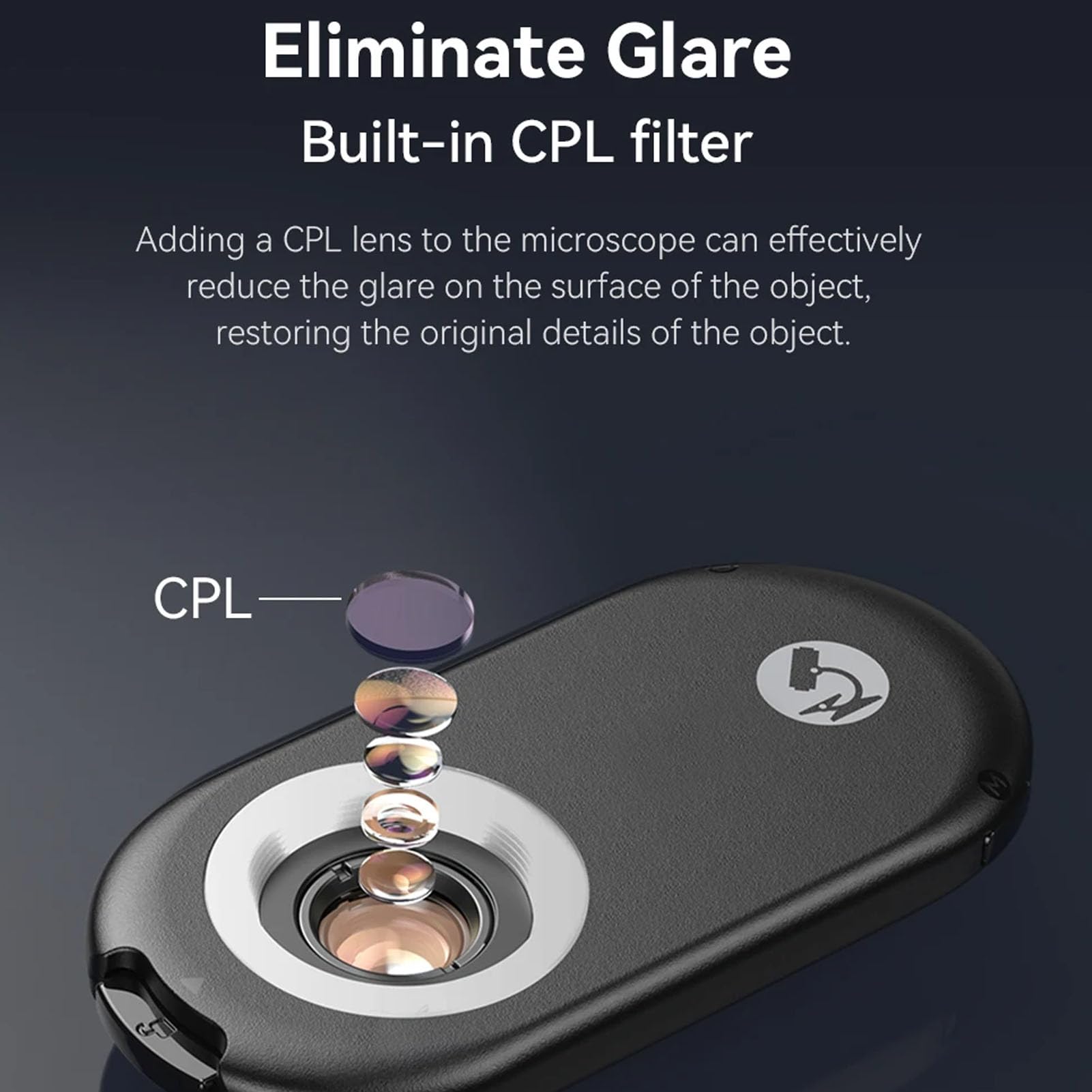 Mini Microscopio de Bolsillo para Teléfono con Iluminación LED y Clip Universal, Accesorios Portátiles para Cámara de Microscopio Digital para Teléfono Inteligente, Filtro (200X)