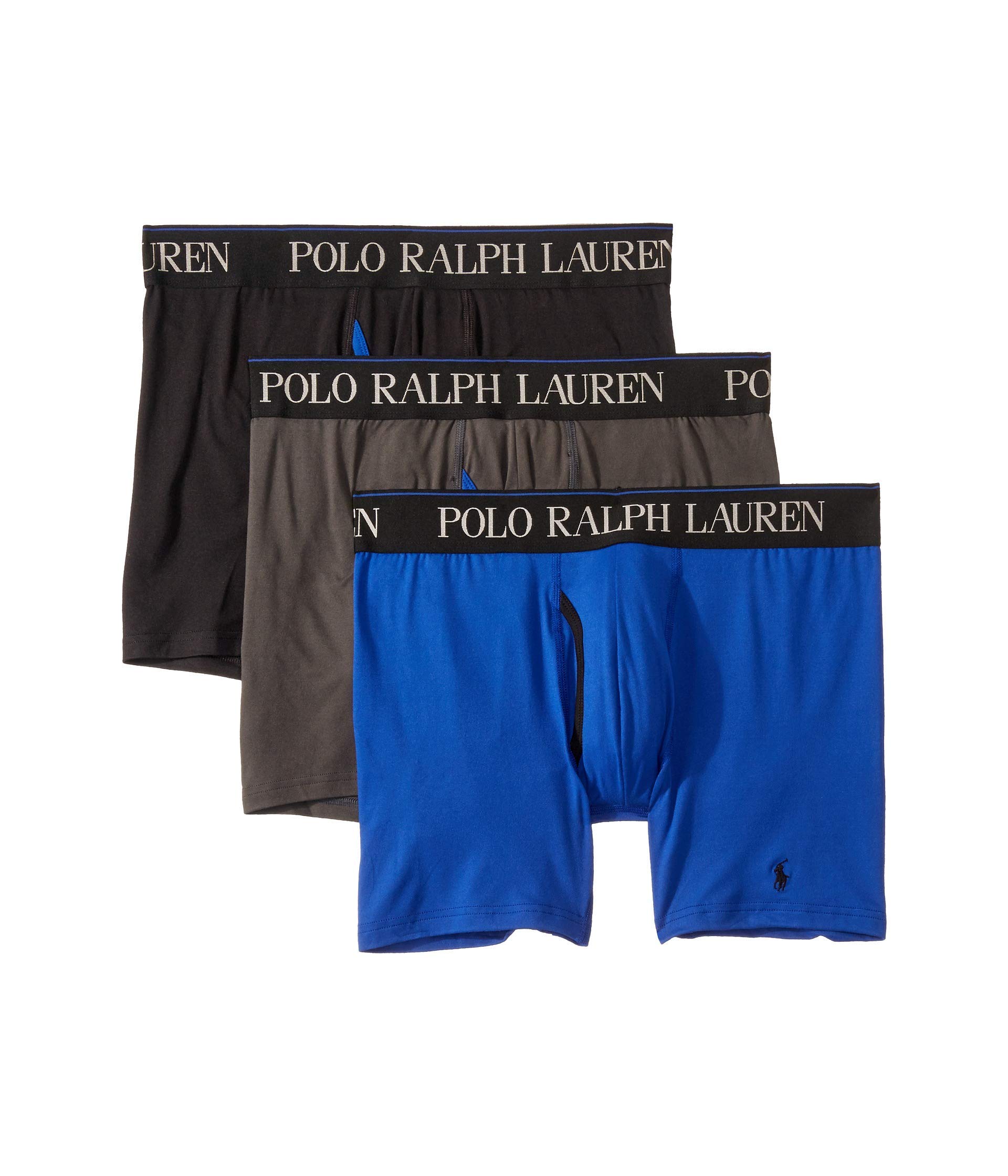 Polo Ralph Lauren 4Dフレックスクールマイクロファイバーボクサーブリーフ 3枚パック