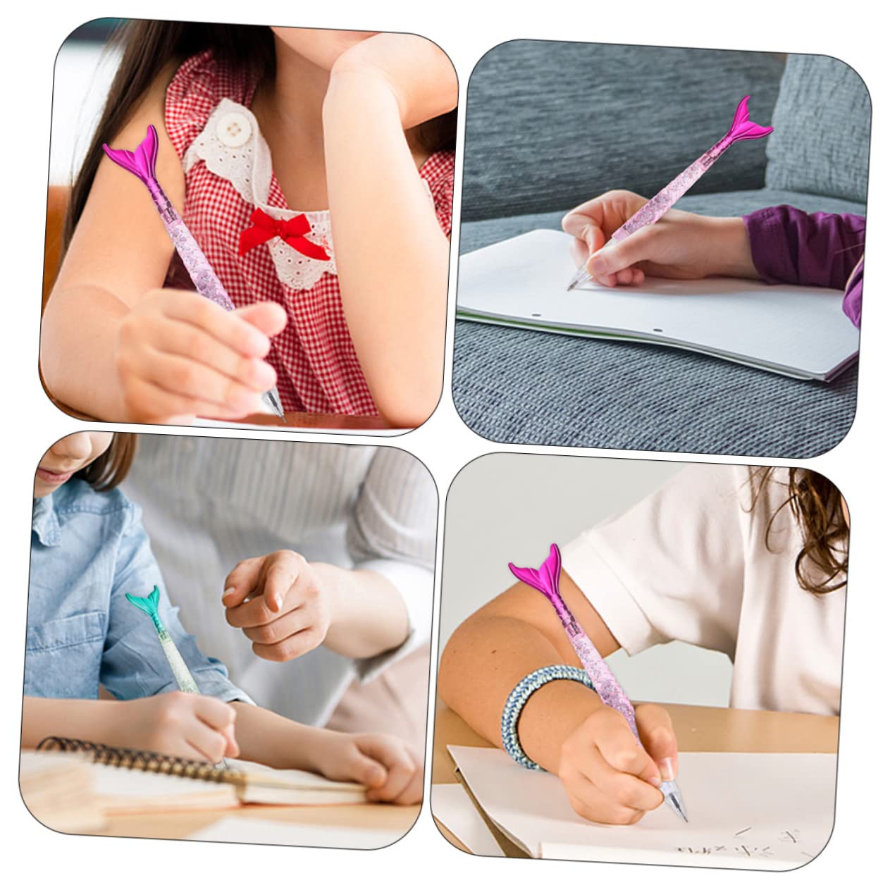 VILLCASE 3 Ensembles Lot De 3 Stylos À Encre Gel Stylos Délicats D'Écriture Multifonctions D'Écriture Portables Accessoires De D'Écriture 8 pièces * 3