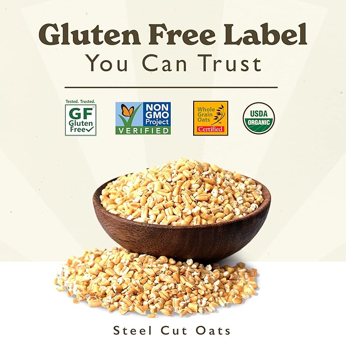 Avena en Grano GF Harvest Libre de Gluten y Orgánica, 2.5 lb (Paquete de 2) miniatura 4