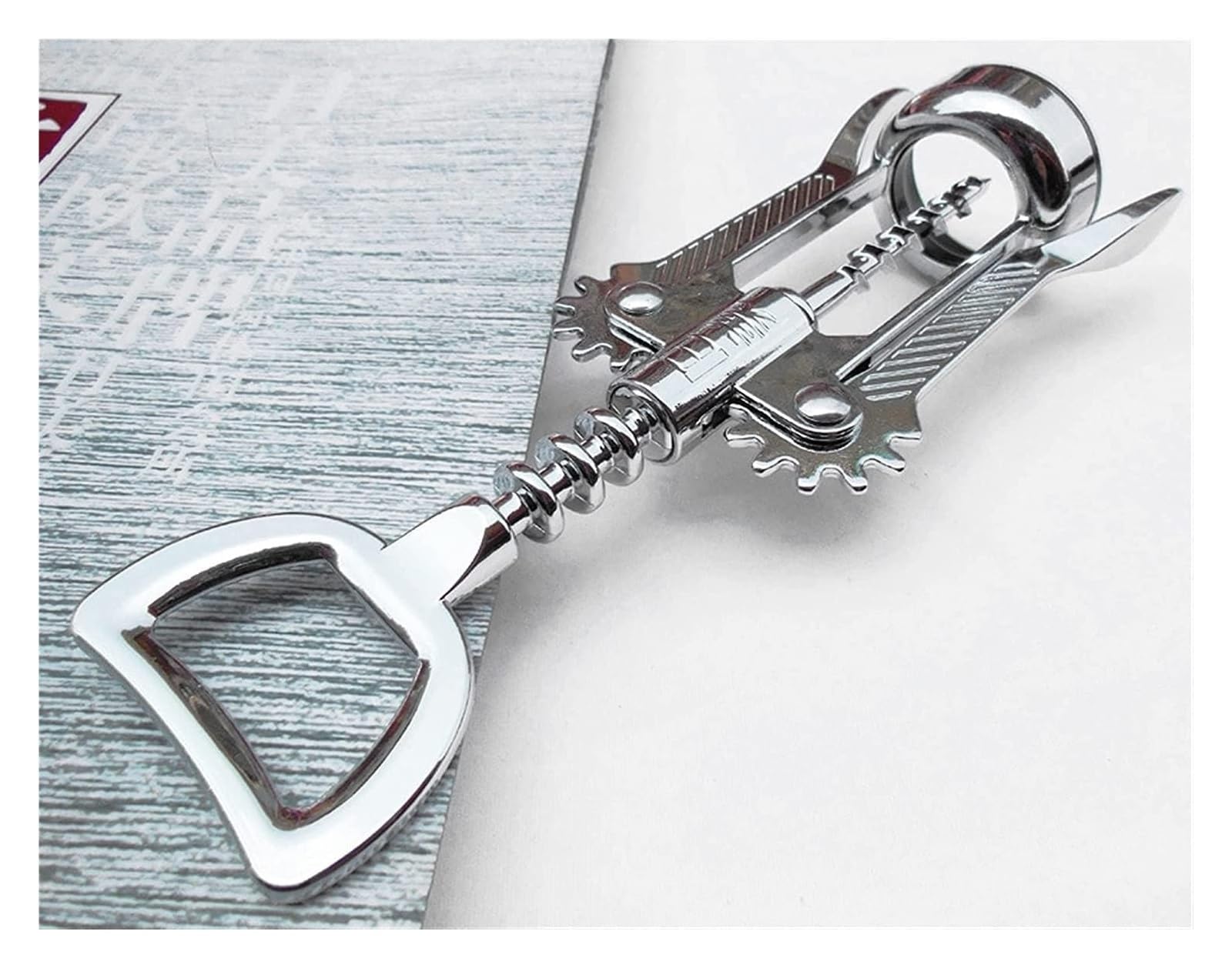 Abridor de Botellas, Herramienta for Sacar corchos Manual de Alta Resistencia Silver Wing